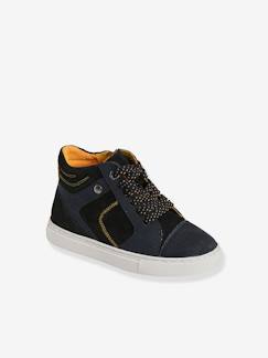 Boots und High-Top-Sneakers-Schuhe-Jungenschuhe 23-38-Sneakers, Tennisschuhe-Jungen High-Sneakers mit Reißverschluss