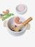 Set wok de légumes en bois FSC® beige 