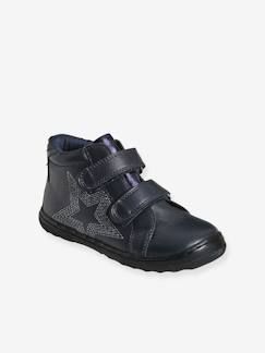 Schuhe-Mädchen Klett-Boots, Anziehtrick