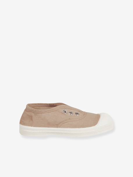 Kinder Stoffschuhe mit Gummizug ,,Elly' BENSIMON® Oeko-Tex® beige+jeansblau+khaki+marine 