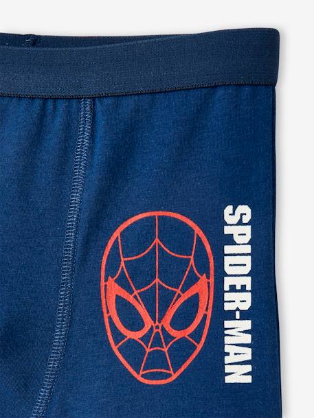 Lot de 3 boxers Marvel® Spiderman Bleu marine, gris chiné 