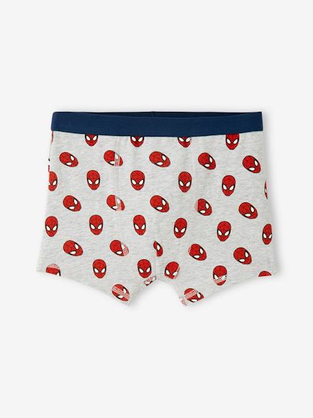 Lot de 3 boxers Marvel® Spiderman Bleu marine, gris chiné 