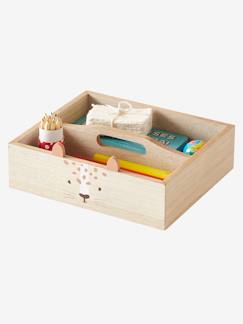 Schreibtischecke-Bettwäsche & Dekoration-Kinder Stiftebox aus Holz