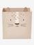 Corbeille en carton pliable Tigre beige 