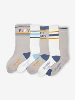 Junge-Unterwäsche-Socken-5er-Pack Jungen Sportsocken