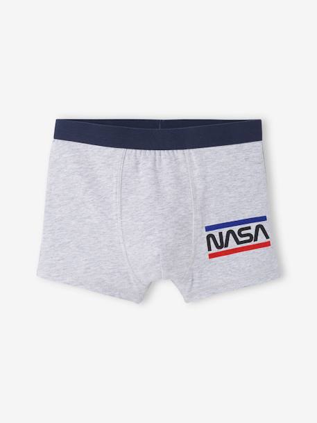 Lot de 3 boxers NASA® Bleu marine, gris chiné 