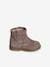 Mädchen Baby Boots, Reissverschluss taupe 