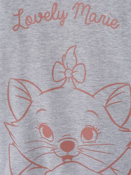 T-shirt manches longues Disney® Marie les Aristochats fille Gris chiné 