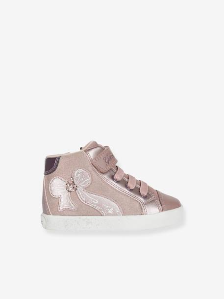 Mädchen Baby Klett-Sneakers „Kilwi“ GEOX grau+rosa 