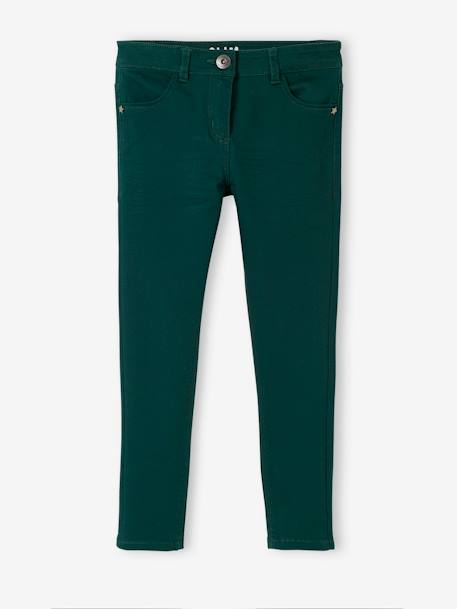 M‰dchen Slim-Fit-Hose, H¸ftweite SLIM dunkelgrün 