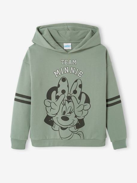 Mädchen Kapuzensweatshirt Disney MINNIE MAUS graugrün 