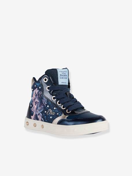 Baskets Mid fille Skylin GEOX® encre+lilas 