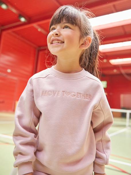 Mädchen Sport-Set: Sweatshirt & Jogginghose „Move together“ rosa 