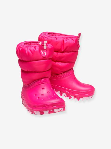 Baby Stiefel „Classic Neo Puff Boot T“ CROCS rosa+tinte 