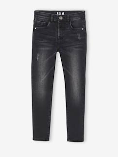 Mädchen-Hose-Mädchen Slim-Fit-Jeans „waterless“, Hüftweite COMFORT