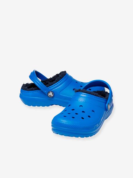 Sabots fourrés enfant Classic Lined Clog K CROCS (TM) bleu+rose 