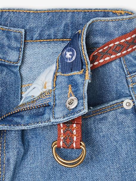 Jean forme balloon fille denim stone 