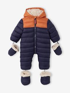 Baby-Mantel, Overall, Ausfahrsack-Baby Winter-Overall, Colorblock
