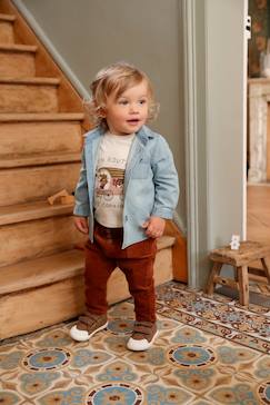 Le dressing de bébé-Bébé-Chemise, blouse-Chemise en jean bébé garçon