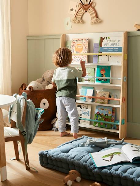 Présentoir à livres Books BLANC/BOIS 