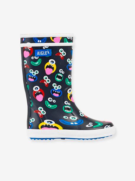 Bottes de pluie enfant Lolly Pop Play AIGLE® bleu+encre+marine+rose 