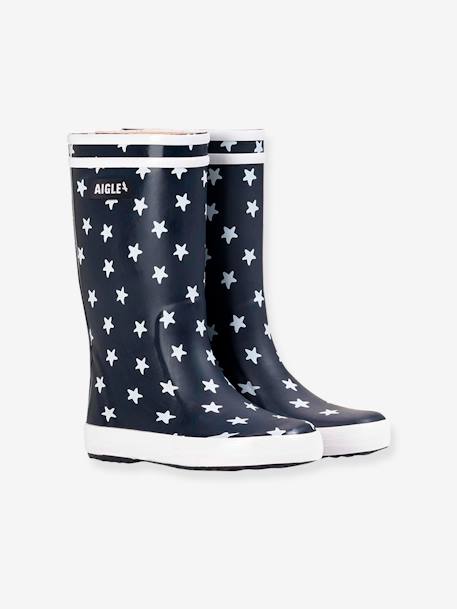 Bottes de pluie enfant Lolly Pop Play AIGLE® bleu+encre+marine+rose 