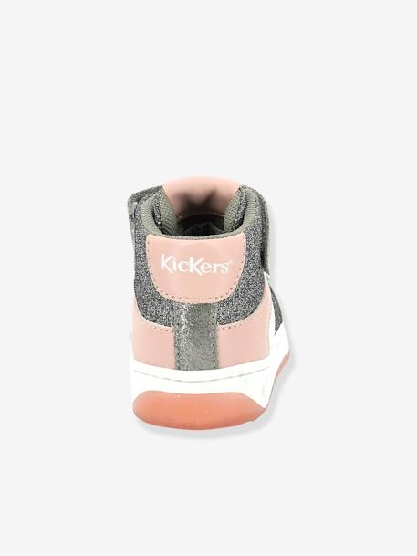 Baskets sneakers enfant Kickalien KICKERS® gris+kaki+marine 