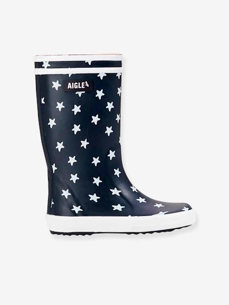 Bottes de pluie enfant Lolly Pop Play AIGLE® bleu+encre+marine+rose 