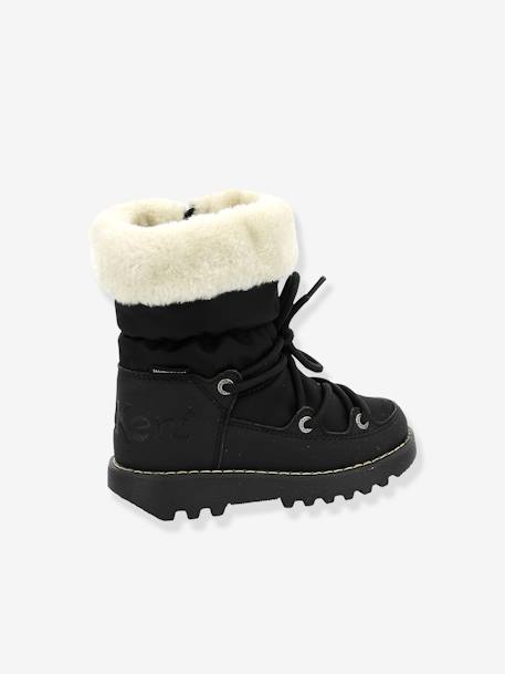 Bottes de neige fourrées enfant Kickneosnow KICKERS® - noir, Chaussures