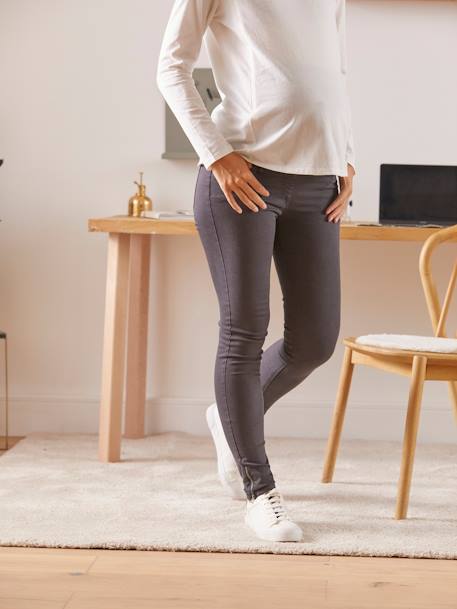Umstands-Jeans, Slim-Fit, Schrittlänge 69 cm anthrazit 