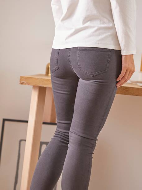 Umstands-Jeans, Slim-Fit, Schrittlänge 69 cm anthrazit 