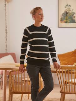 Strickkleidung-Umstandsmode-Pullover, Strickjacke-Strickpullover für Schwangerschaft & Stillzeit