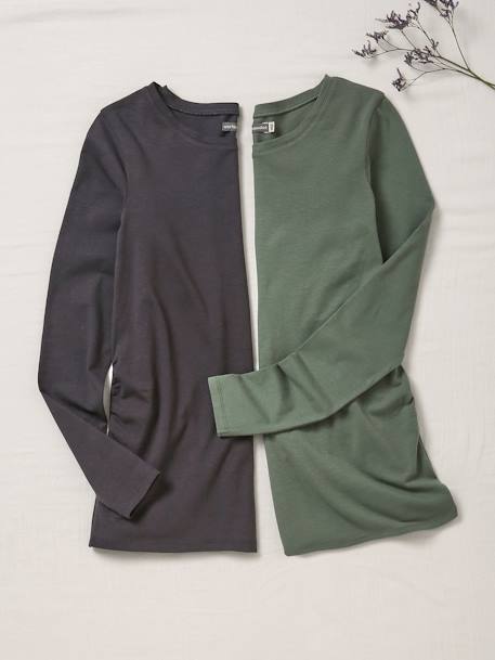 2er-Pack Umstands-Shirts pack grün/anthrazit+pack marine/grau+pack weiss/schwarz 