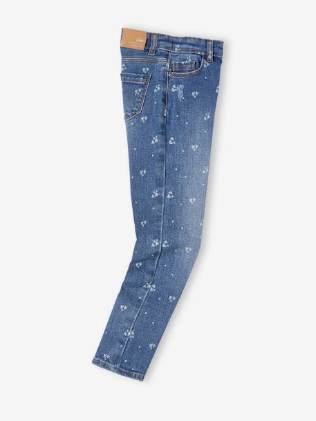 Mädchen Jeans, gerades Bein double stone+grau 