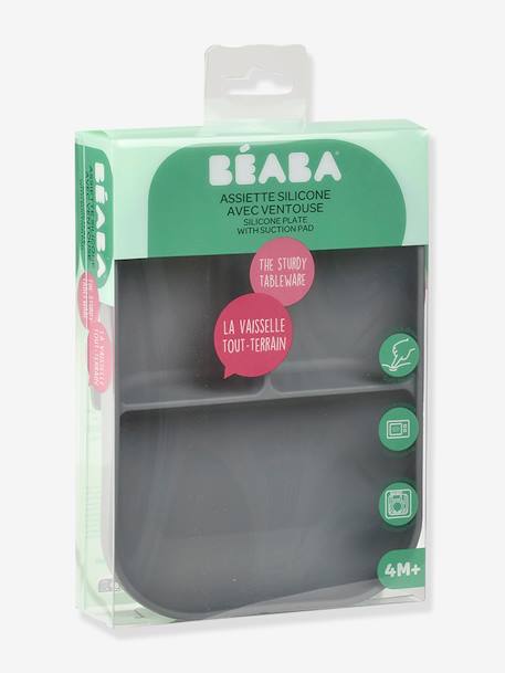 Baby Esslern-Teller mit Unterteilung BEABA mineral 