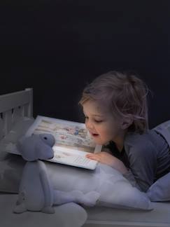 Spielzeug-Lernspiele-Lesen, Schreiben, Rechnen, Uhr-2-in-1-Nachtlicht Schaf Fin - ZAZU