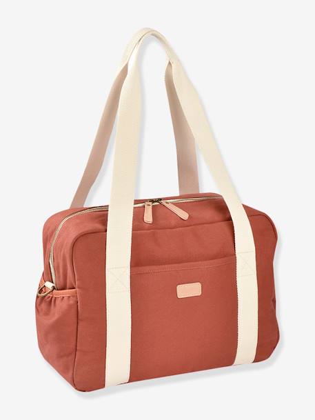 Sac à langer Paris BEABA gris+orange+pêche+rose+vert sauge 