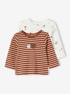 Baby-T-Shirt, Unterziehpulli-2er-Pack Baby Shirts