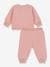 Baby-Set: Strickjacke & Hose PETIT BATEAU, Wolle/Baumwolle rosa 