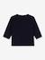 T-shirt manches longues bébé en coton bio PETIT BATEAU marine 