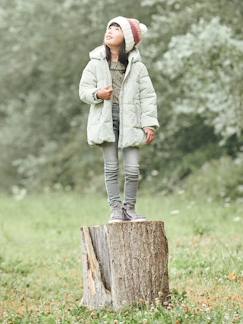 Mädchen-Lange Mädchen Winterjacke mit Recycling-Polyester