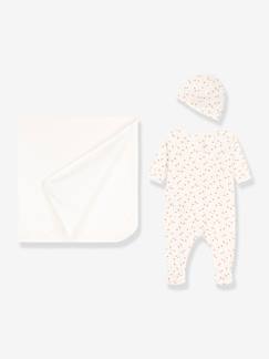 Babyartikel-Baby Geschenkset zur Geburt PETIT BATEAU, Bio-Baumwolle
