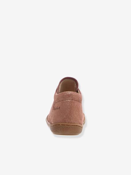 Baby Lauflern-Boots „Cocoon“ NATURINO ecru+rosa+weiss 