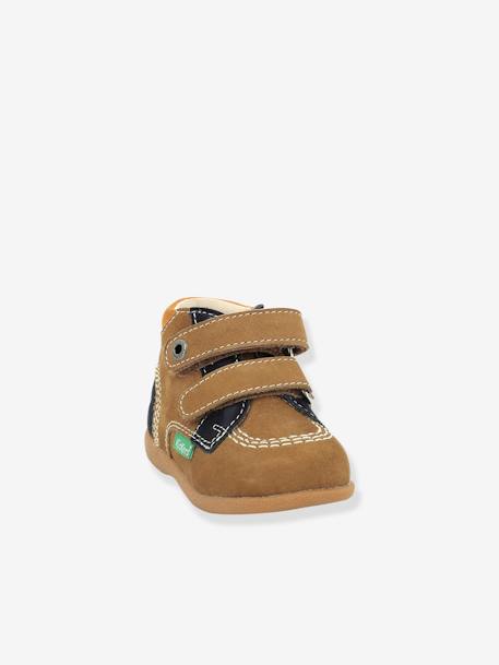 Baby Lauflernboots BABYSCRATCH KICKERS karamell+marine 