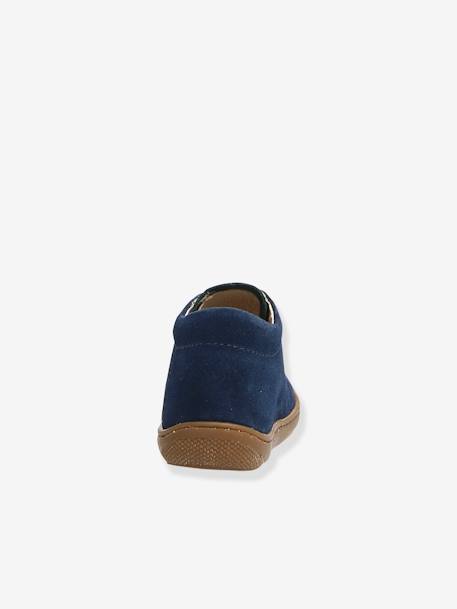 Baby Lauflern-Boots COCOON NATURINO braun+dunkelblau 