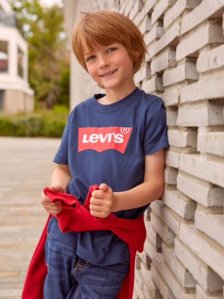 T-shirt Batwing bébé LEVI'S marine+rouge 