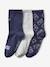 3er-Pack Socken HARRY POTTER blau+grau meliert 