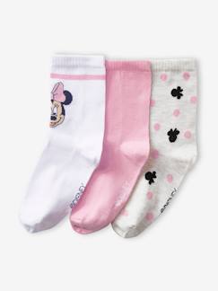 Tous leurs héros-Fille-Sous-vêtement-Chaussettes-Lot de 3 paires de chaussettes Disney® Minnie