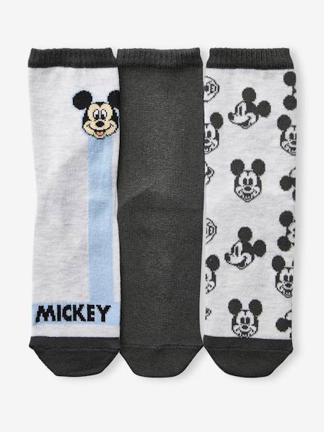 Lot de 3 paires de chaussettes Disney® Mickey Orange, gris chiné 