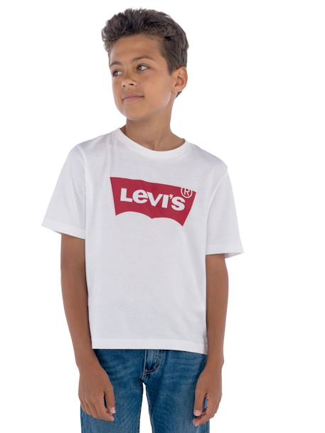T-shirt Batwing garçon Levi's® blanc+bleu grisé 